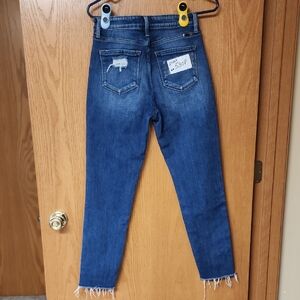 Kancan Stylish Blue Distressed Women Jeans 27x26.5 number 5308